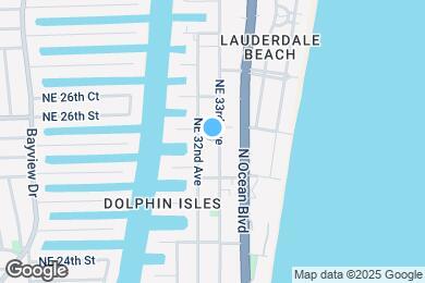 Map image of the property - 2407 NE 33rd Ave
