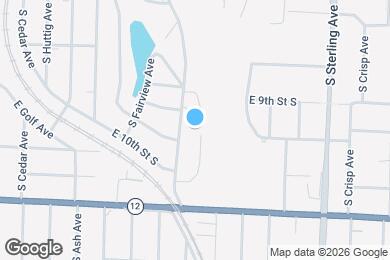 Map image of the property - 1010 S Appleton Ave