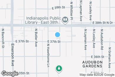 Map image of the property - 3710 N Irvington Ave