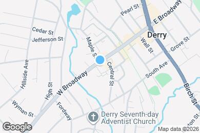 Map image of the property - 40 W Broadway