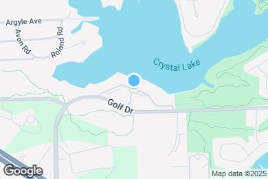 Map image of the property - Crystal Lake Apartments