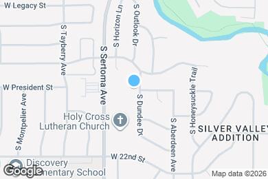 Map image of the property - 1111 S Dundee Dr