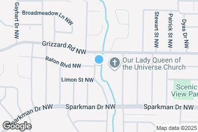 Map image of the property - 2622 Brookline Dr NW