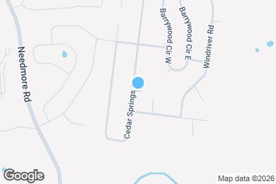 Map image of the property - 1585 Cedar Springs Cir