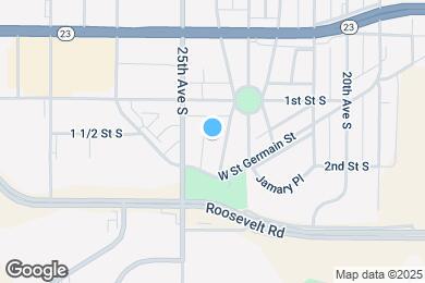 Map image of the property - 135 24th Ave S