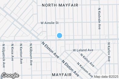 Map image of the property - 4350 W Lawrence Ave