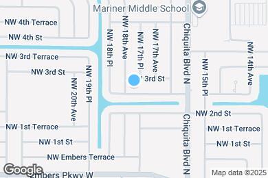 Map image of the property - 1723 NW 2nd Terrace