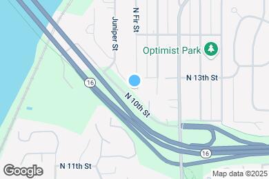 Map image of the property - 1136 N Fir St