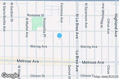 Map image of the property - 829 N Formosa Ave