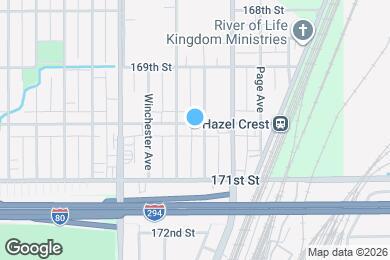 Map image of the property - 1827 W 170th St