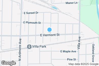 Map image of the property - 426 N Ellsworth Ave