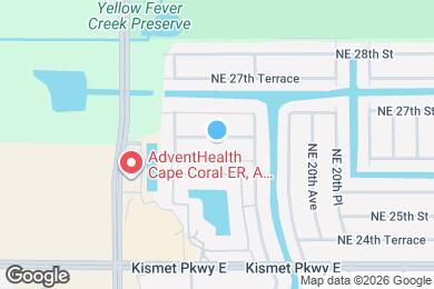 Map image of the property - 1724 NE 26th Terrace