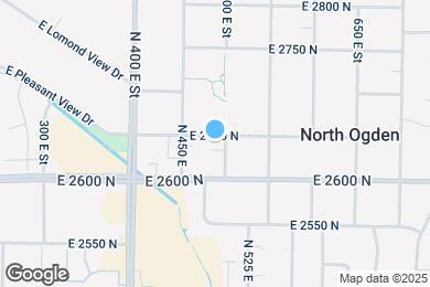 Map image of the property - 495 E 2650 N