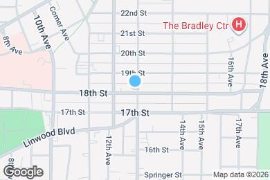 Map image of the property - 1231 18th St