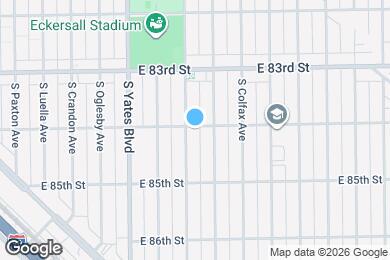 Map image of the property - 2503 E 84th St