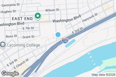 Map image of the property - 711 E 3rd St