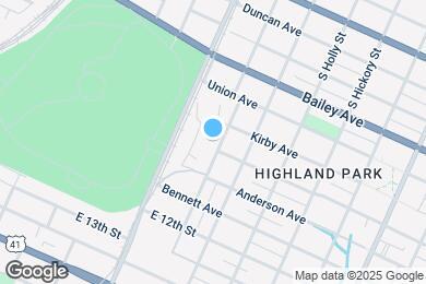 Map image of the property - 829 S Greenwood Ave