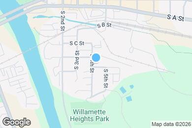 Map image of the property - 445 S 4th St