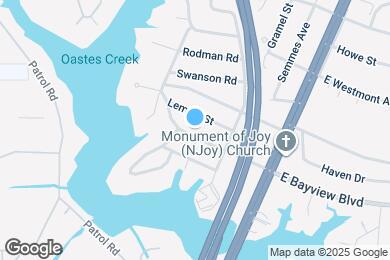 Map image of the property - 156 W Bayview Blvd