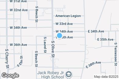 Map image of the property - 402 W 35th Ave