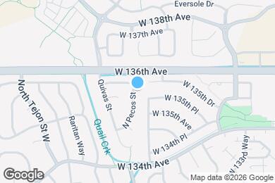 Map image of the property - 13544 N Pecos St