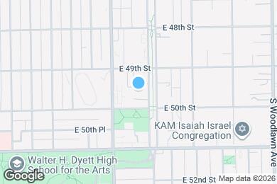 Map image of the property - 4938 S Drexel Blvd