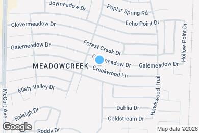 Map image of the property - 2712 Creekwood Ln