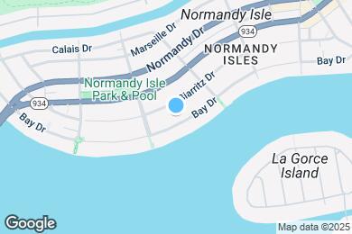 Map image of the property - 1615 Bay Dr
