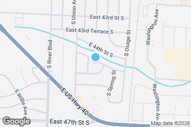 Map image of the property - 13113 E 44th Terrace S