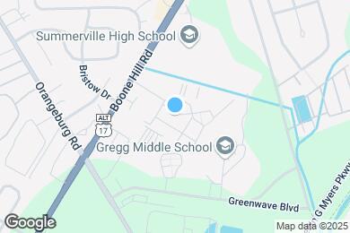 Map image of the property - Gates at Summerville Apartments