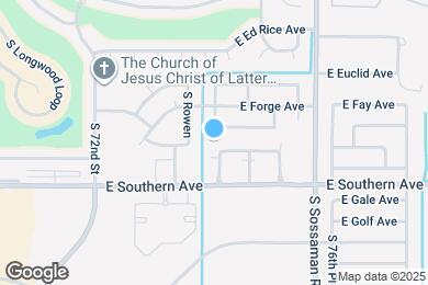 Map image of the property - 7402 E Flower Ave