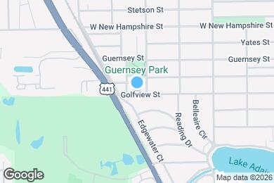 Map image of the property - 1313 Golfview St