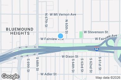 Map image of the property - 6511 W Fairview Ave