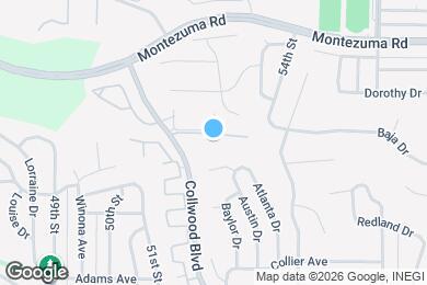 Map image of the property - 4861 Collwood Blvd