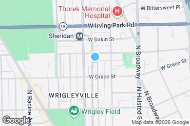 Map image of the property - 3828 N Wilton Ave