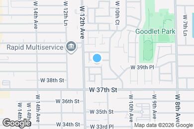 Map image of the property - 1123 W 39th Ter