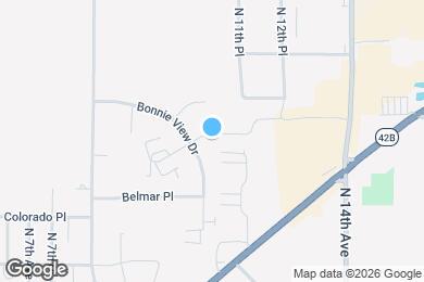 Map image of the property - 1133 Alabama Pl