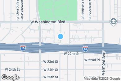 Map image of the property - 2013 Raymond Ave