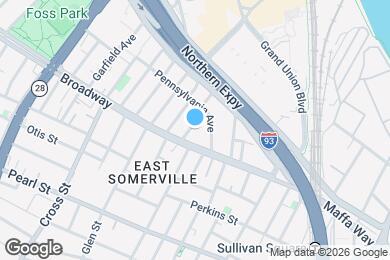 Map image of the property - 15 Indiana Ave