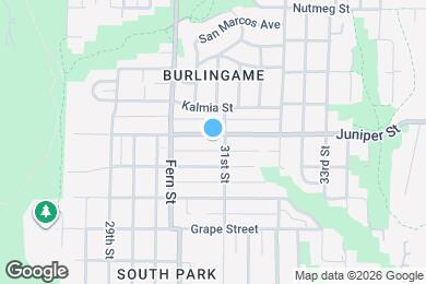 Map image of the property - 3071 Juniper St