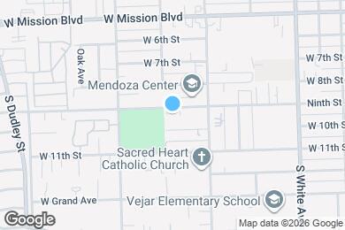 Map image of the property - 1186 W 9th St