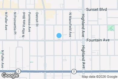 Map image of the property - 7009 Fountain Ave