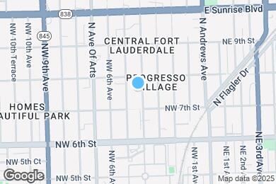 Map image of the property - 725 NW 4th Ave
