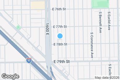 Map image of the property - 7747 S Cornell Ave