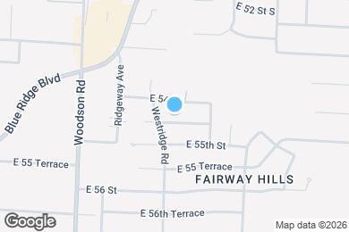 Map image of the property - 12008 E 54th Terrace