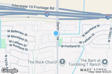 Map image of the property - 1171 N 163rd Dr