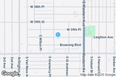 Map image of the property - 1746 Leighton Ave