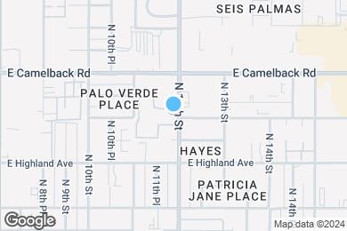 Map image of the property - Camelback Cove Apartments