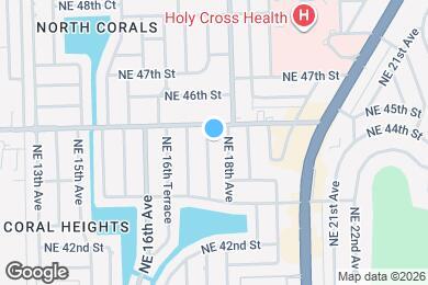 Map image of the property - 4440 NE 17th Terrace