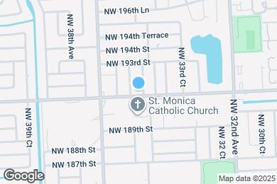 Map image of the property - 3453 NW 191st St